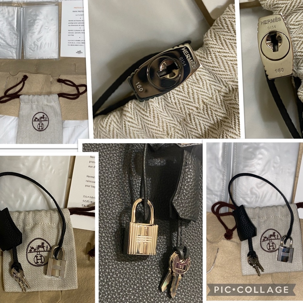 NEW HERMÈS BIRKIN 35 TOGO LEATHER - Picture 14 of 16